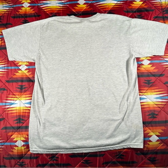 Vintage 90's Patriots Day Shoot-Out Hockey Shirt Jerzees Large Gray New York NY - Picture 10 of 12